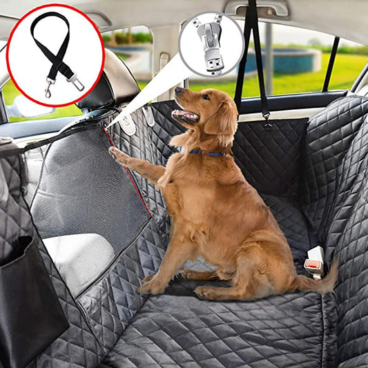 Pet Dog Car Seat Cover Travel Carrier Mattress Foldable Waterproof Non-Slip Seat Protector Mat for Medium Large Safety Carrier