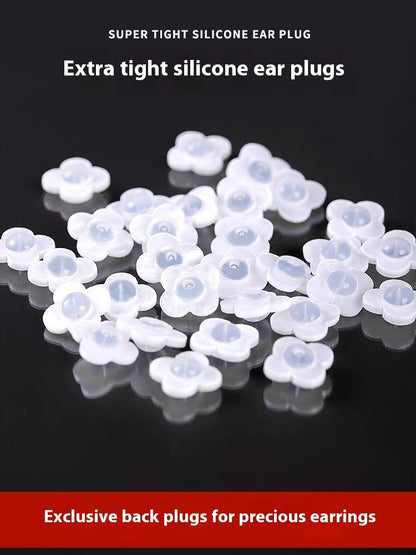 Transparent Simple Acrylic Earplugs Support Anti-drop