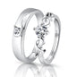 Moissanite Engagement Couple Couple Rings