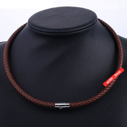 European And American Stylish Pendant Lanyard Woven Leather String