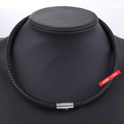 European And American Stylish Pendant Lanyard Woven Leather String