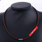 European And American Stylish Pendant Lanyard Woven Leather String