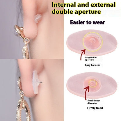 Transparent Simple Acrylic Earplugs Support Anti-drop